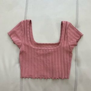 AERIE Rose Crop Top
